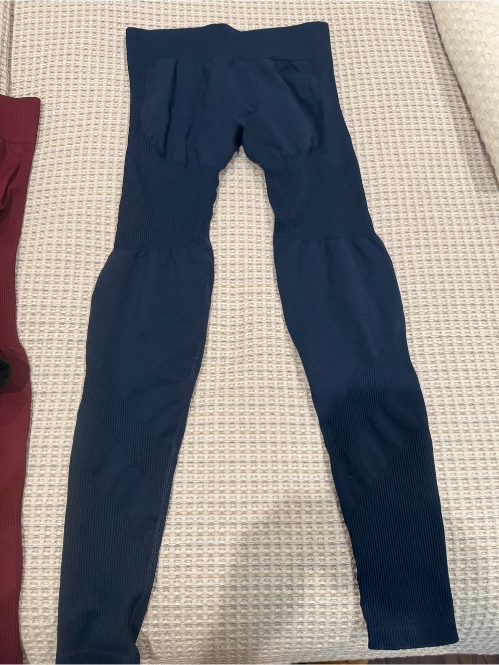 Seamless High-Waist Navy Leggings